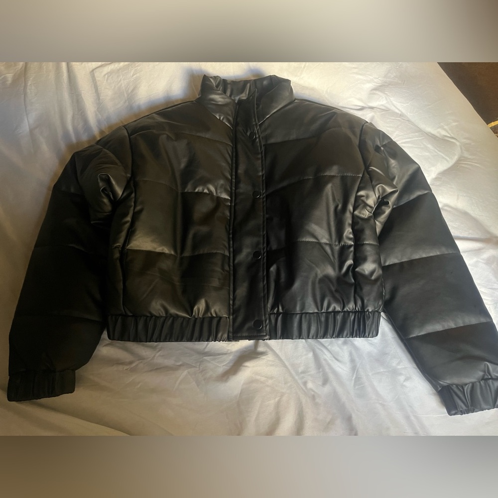 Haute Monde Black Button & Zipper Jacket